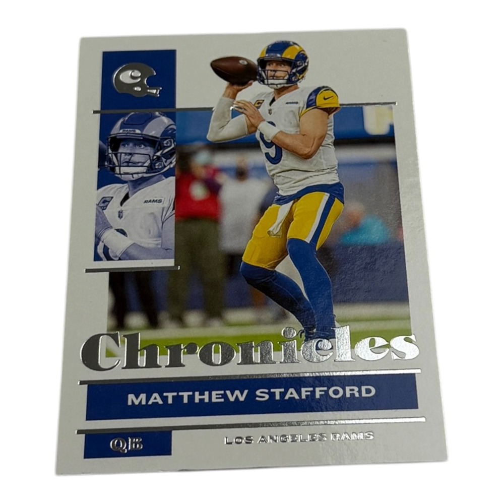 2021 Panini Chronicles Matthew Stafford Los Angeles Rams Football Card No.‎ 45